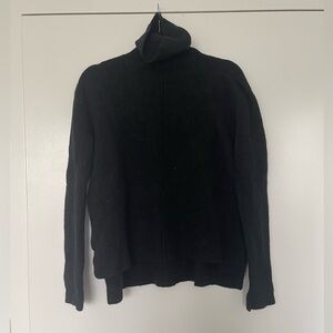 Athleta Wool Turtleneck Sweater Black Small